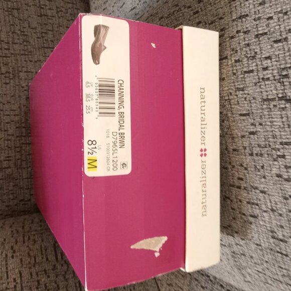 Naturalizer Channing brown leather slip on shoes size 8.5 like new - Picture 3 of 8